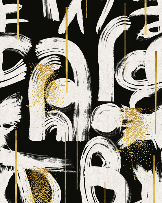 Gestural Abstraction - Anthracite