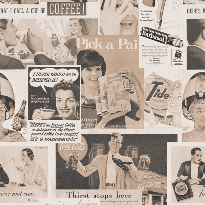 Retro Ads - Sepia