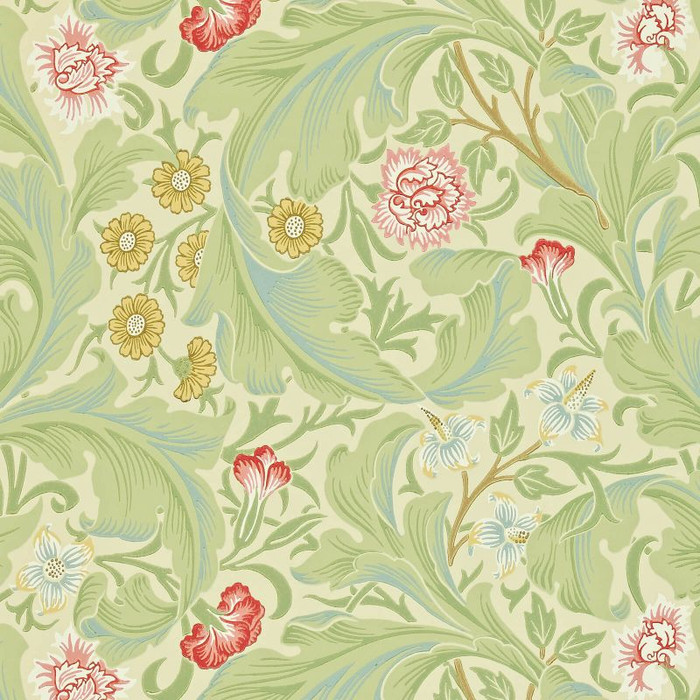 Leicester - Green / Coral