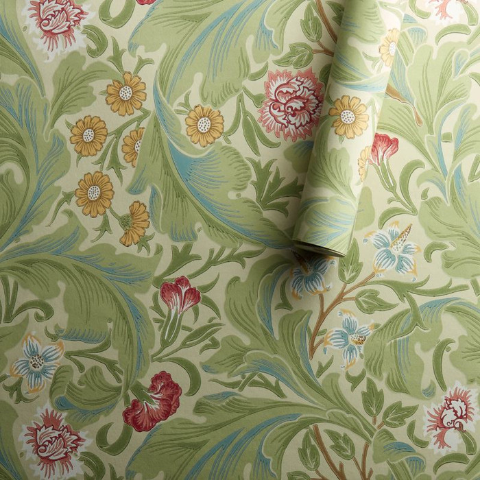 Leicester - Green / Coral
