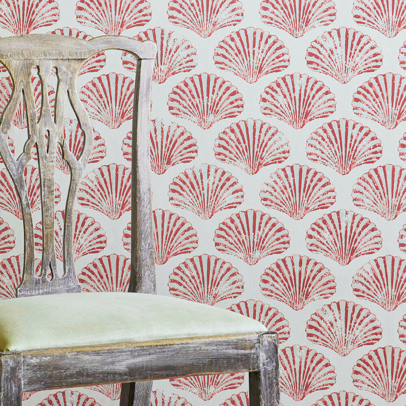 Scallop Shell - Red