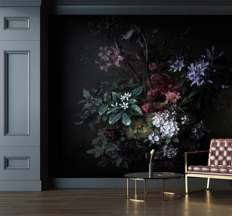 Mural - Bouquet Noir 2 (4m X 2.7m)