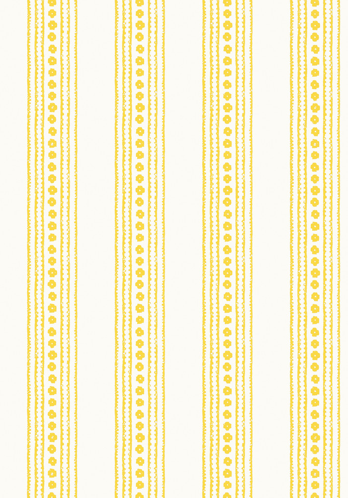 New Haven Stripe - Yellow / Cream
