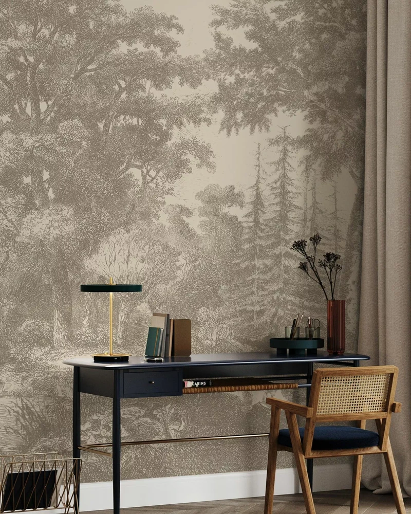 Mural - Slow Meander Sand (Per Sqm)