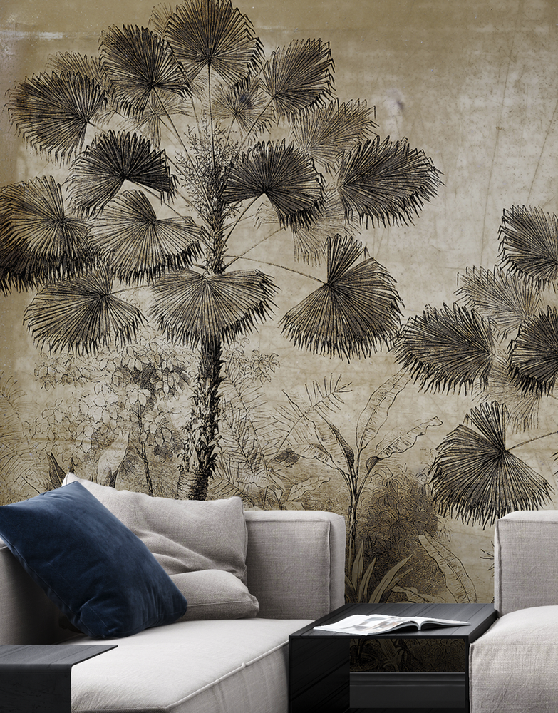 Mural - Urban Jungle Brown (Per Sqm)