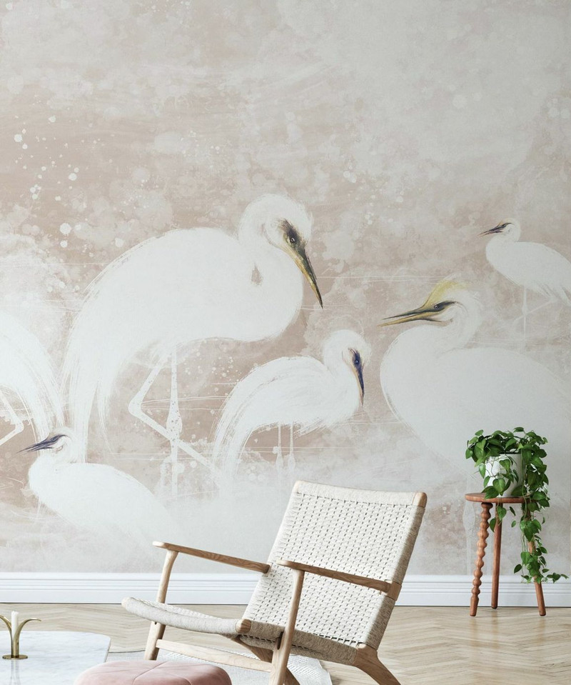 Mural - Heron Beige (Per Sqm)