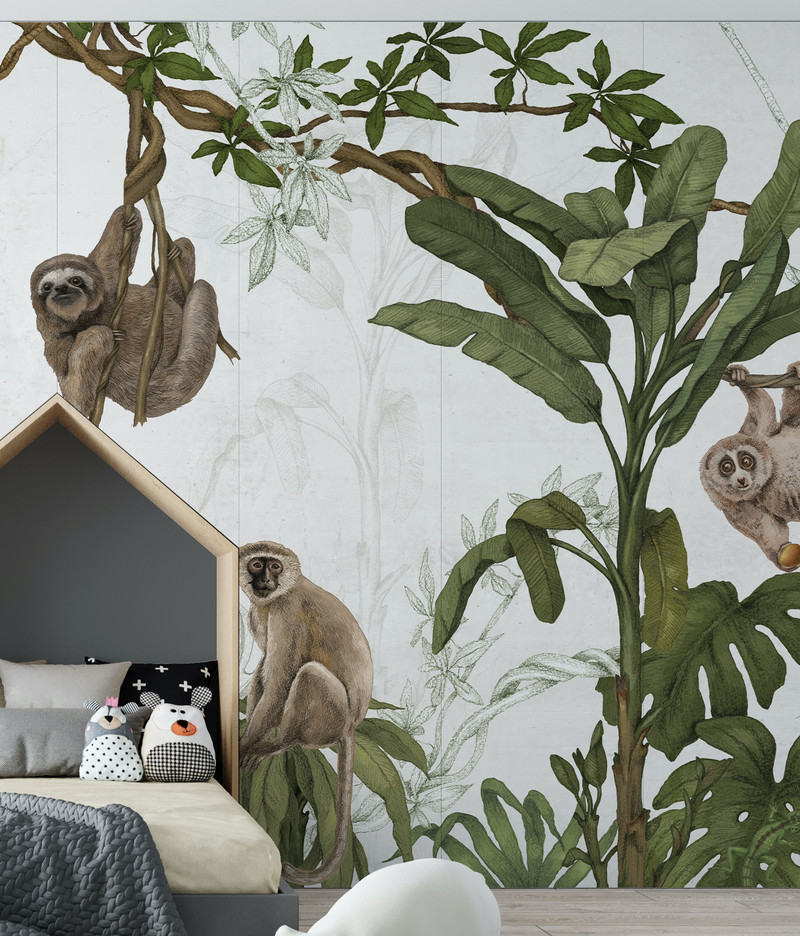 Mural - Whimsy Jungle II (Per Sqm)