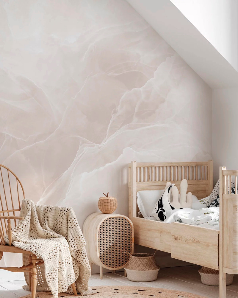 Mural - Marble Breeze Blush (Per Sqm)