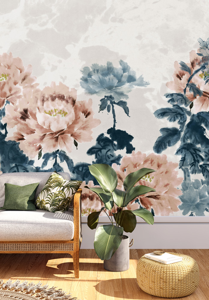 Mural - Japanese Floral (Per Sqm)