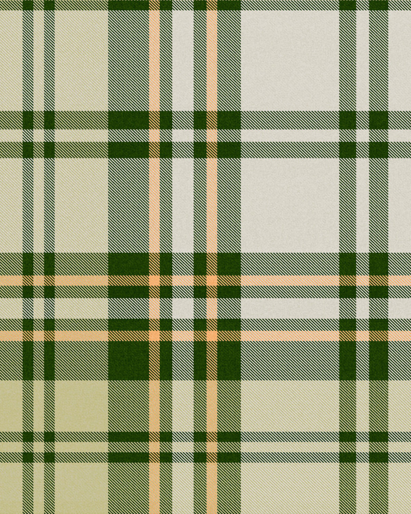 EQUESTRIAN PLAID Green Wallpaper - Wallpaper - Products