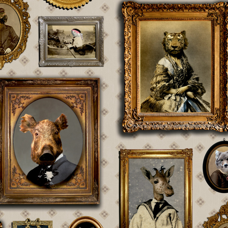 Portrait Gallery - Taupe