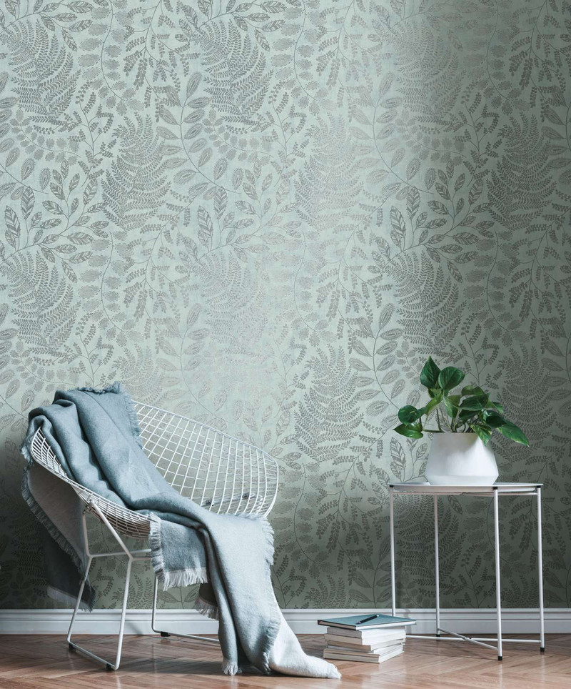 Maidenhair - Blue / Silver