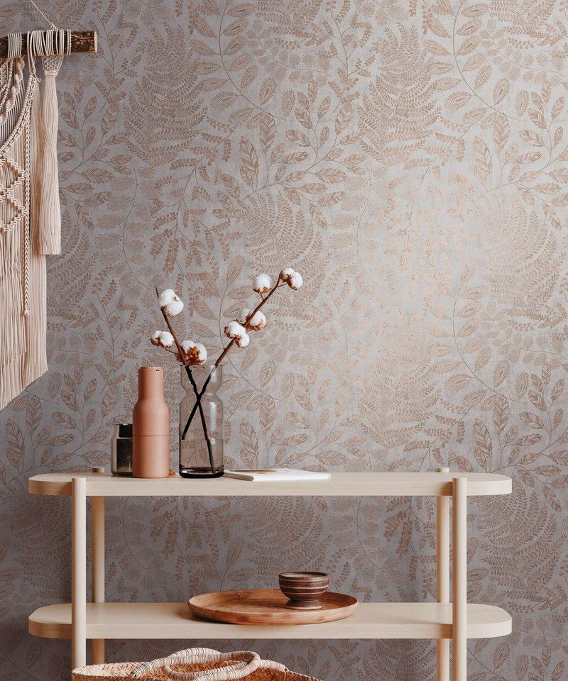 Maidenhair - Grey / Copper