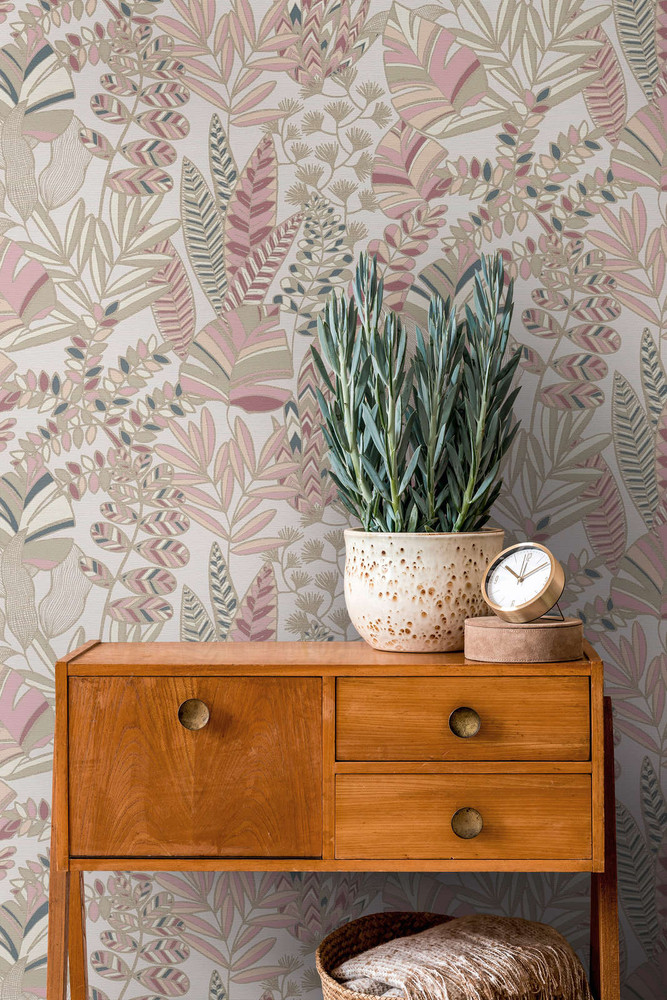 Botanisch - Pink / Grey