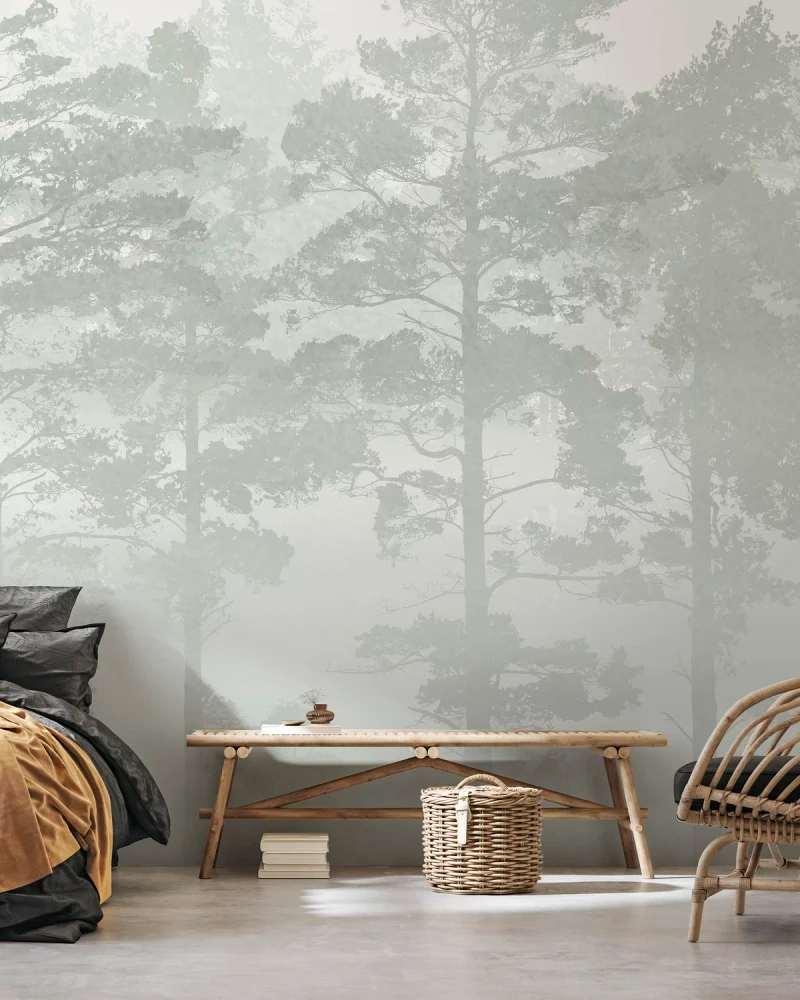 Mural - Misty Pine Green (Per Sqm)
