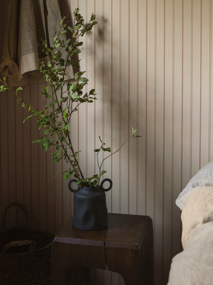 Woodland Stripe - Natural / Red
