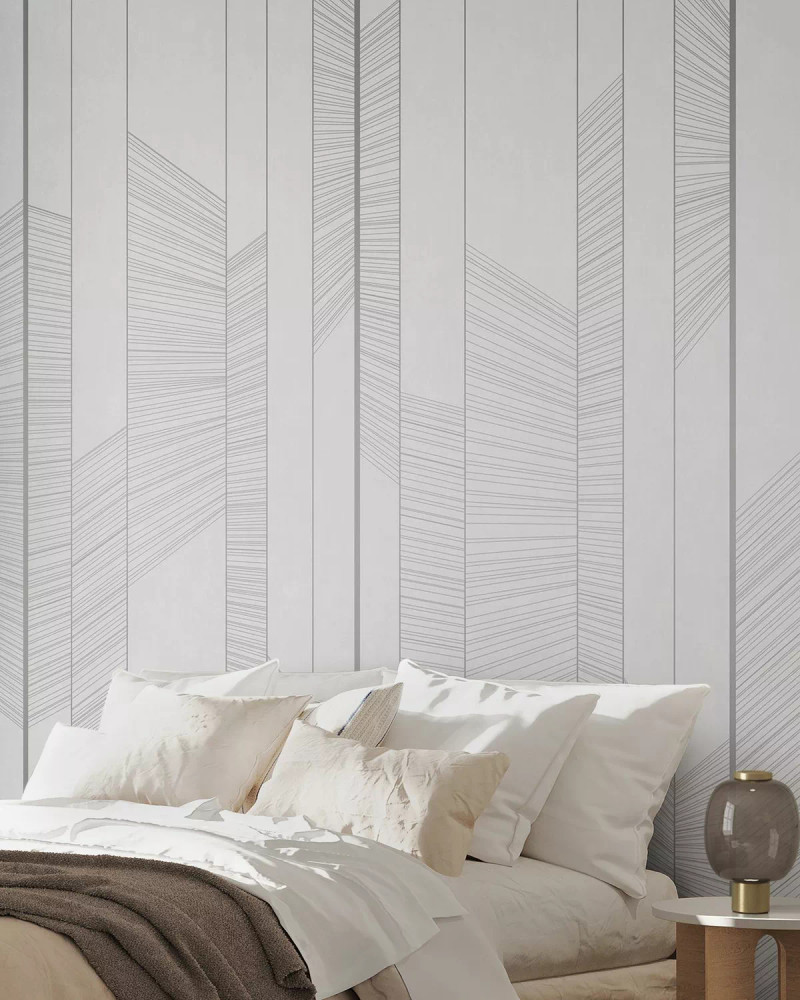 Mural - Illuminated Lines Carbon Paper (Per Sqm)