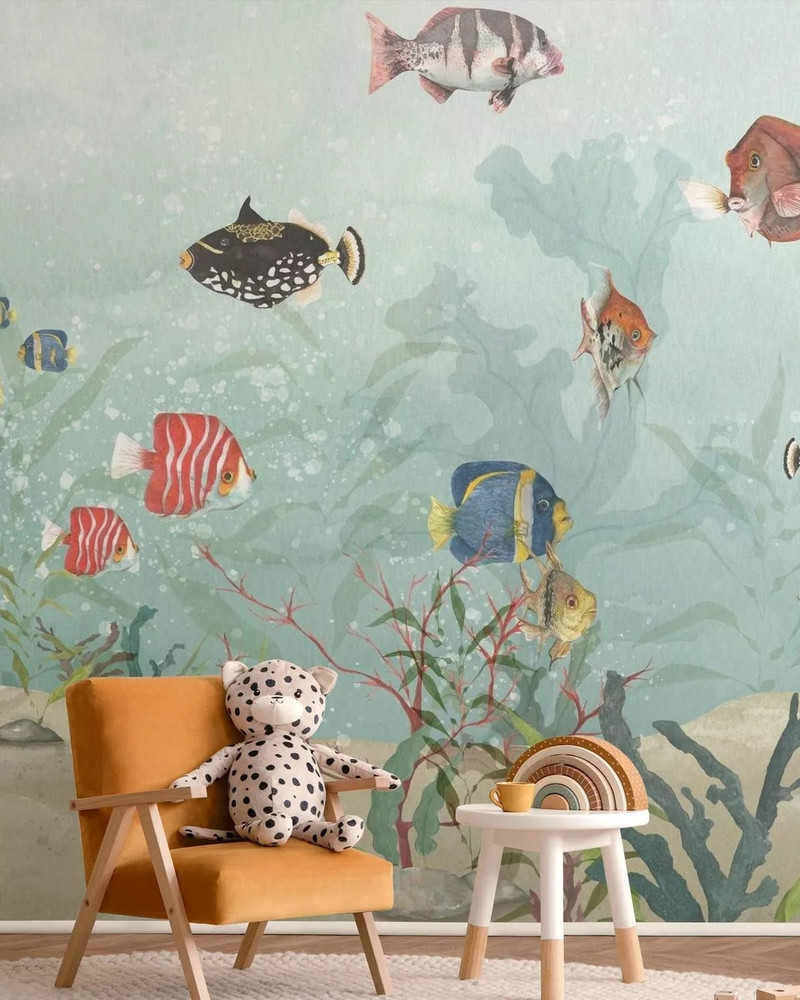 Mural - Aquatic Realm (Per Sqm)