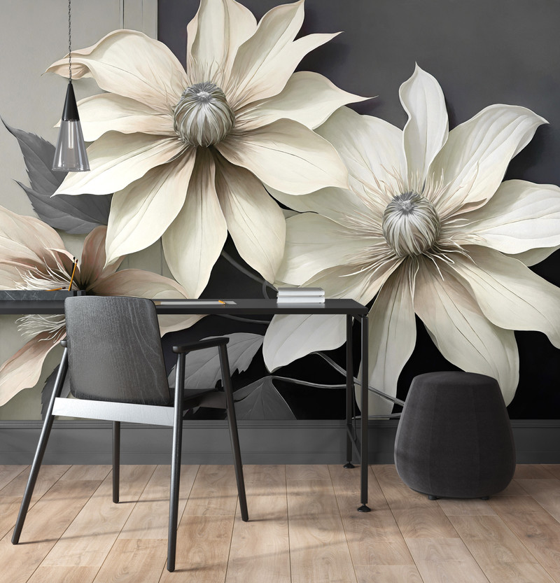 Mural - Camille Cream (Per Sqm)