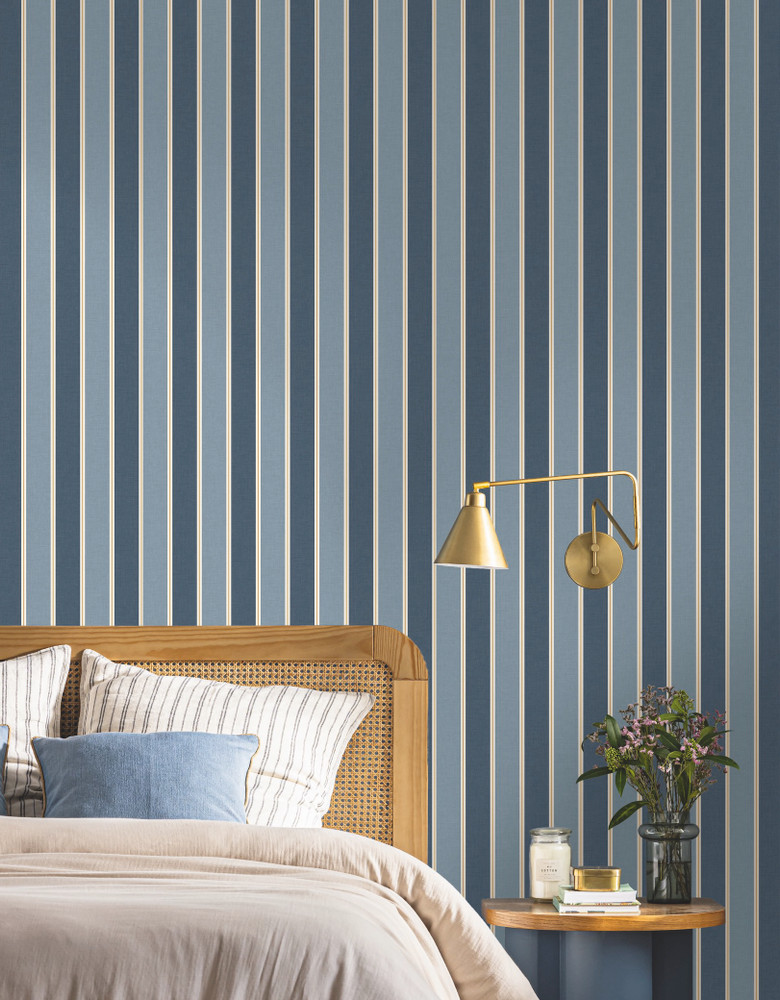 Classic Lines - Denim Blue / Gold