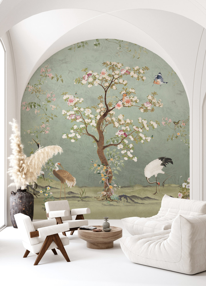 Mural - Lingering Garden Sage (Per Sqm)