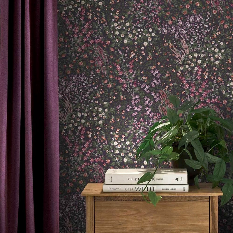 Painterly Flora - Purple