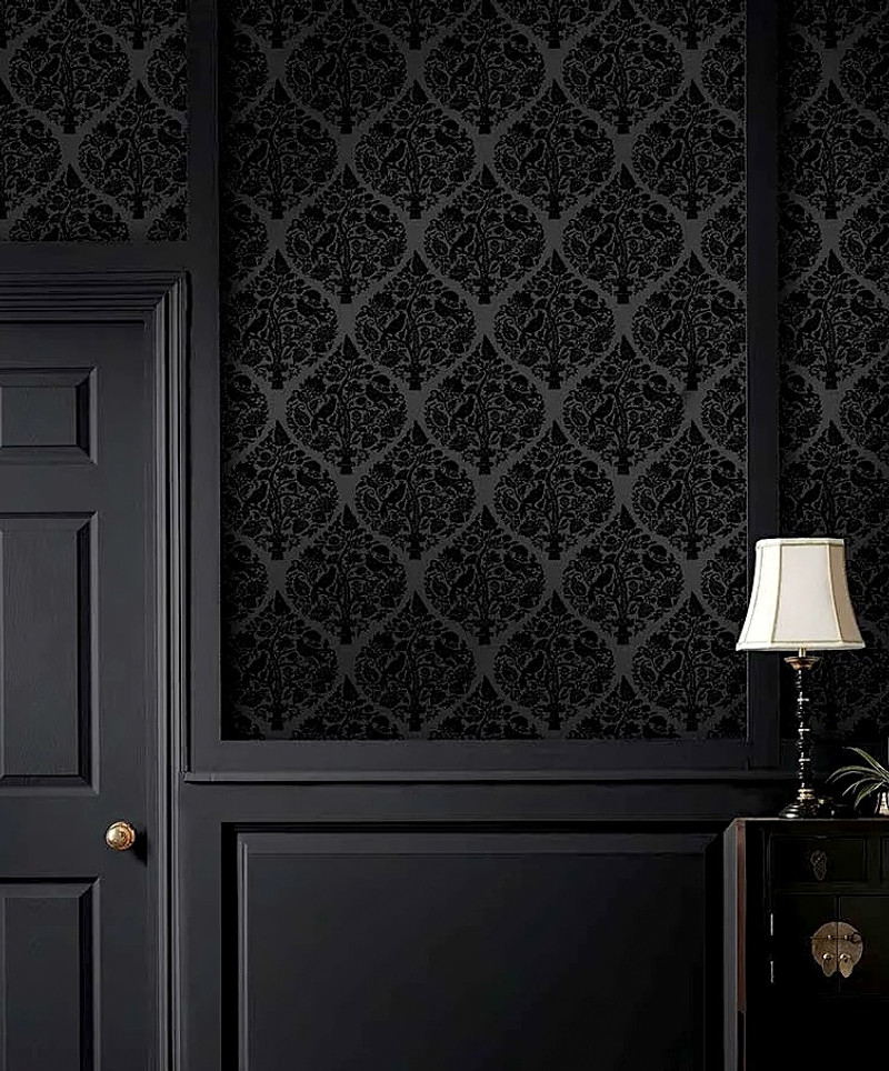 Woodland Fable Flock - Black