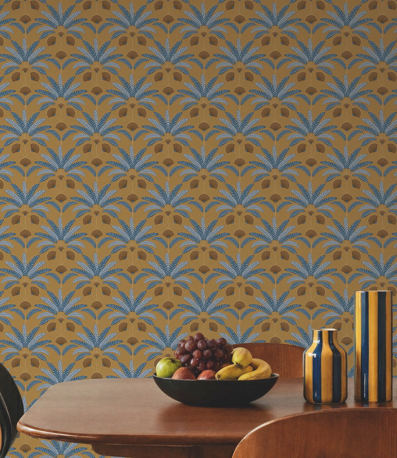 Gisele - Indigo / Mustard