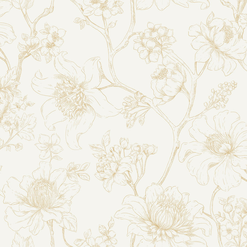 Silent Garden - White / Gold