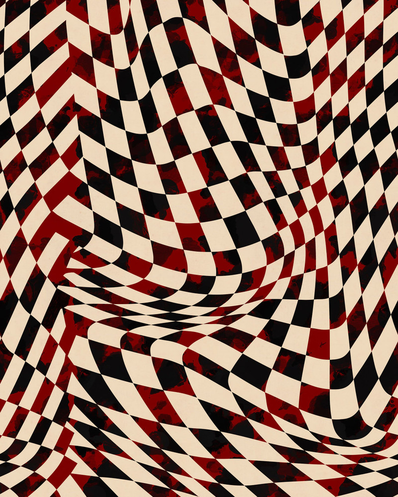 Spontaneity - Cream / Red