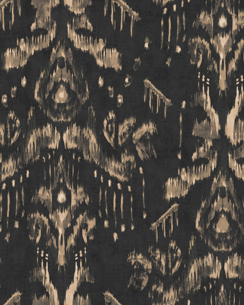 Ancestral Ikat - Anthracite