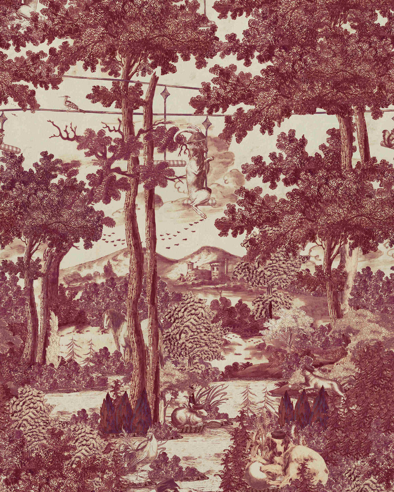Toile Du Carpathians - Ruby