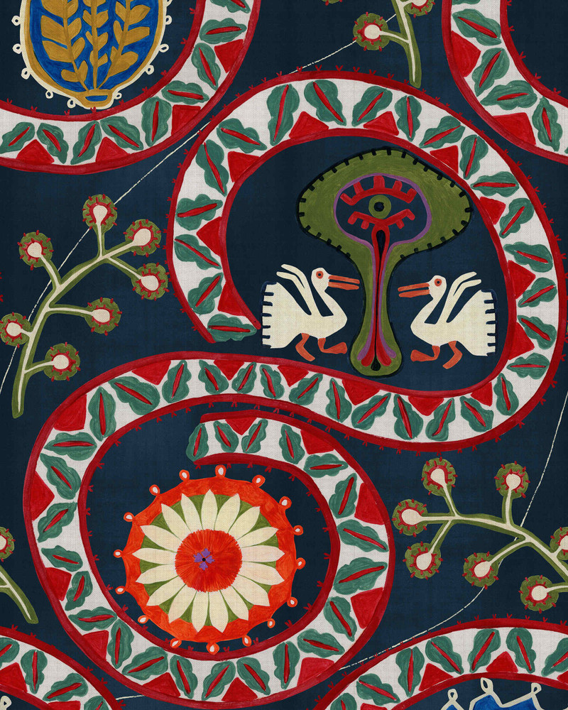 Two Storks - Anthracite