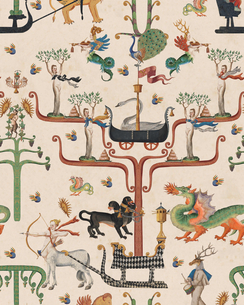 Fairies and Dragons - Taupe