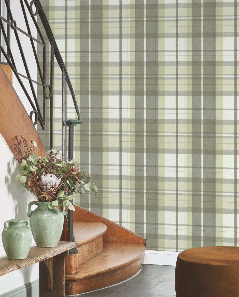 Tartan Touch - Almond Green
