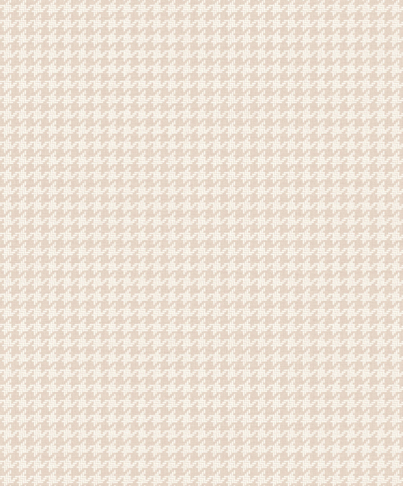 Houndstooth - Powder Pink