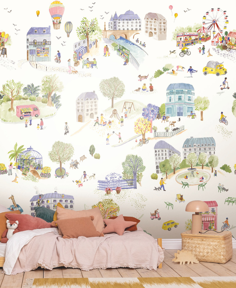 Panel - Dreaming Village (3m x 2.8m)