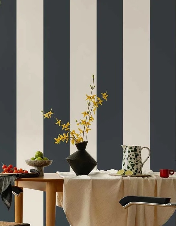 Cordelia Stripe - Navy 