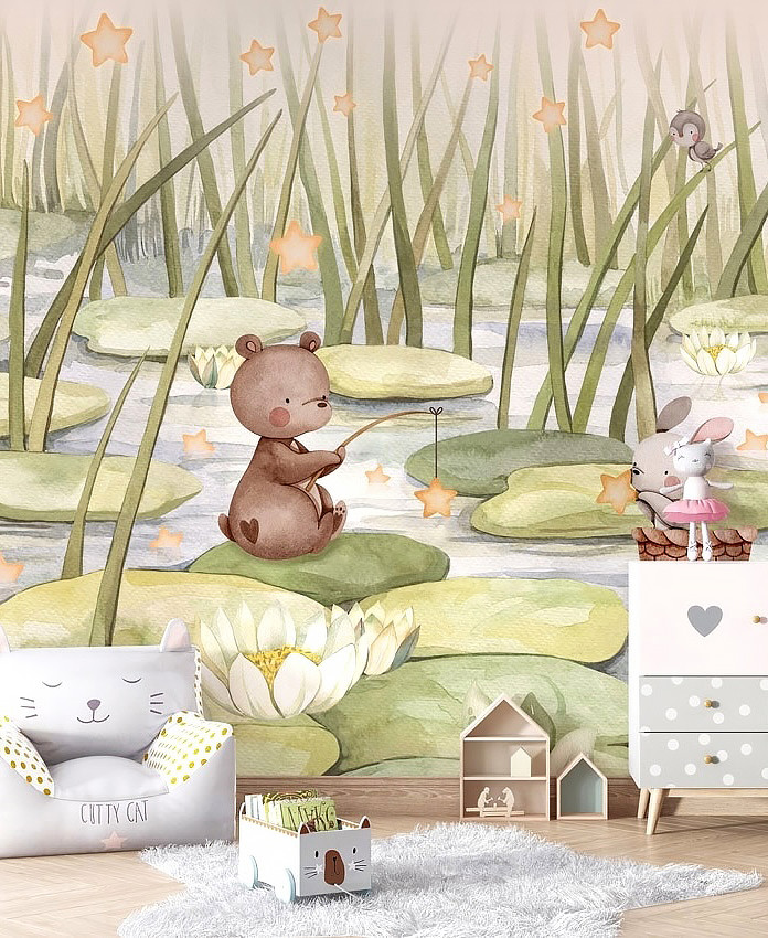 Mural - Starry Pond (Per Sqm)