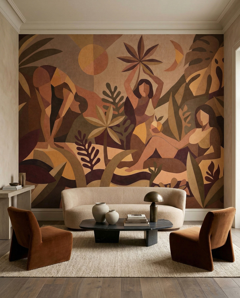 Mural - Amber Flora (Per Sqm)