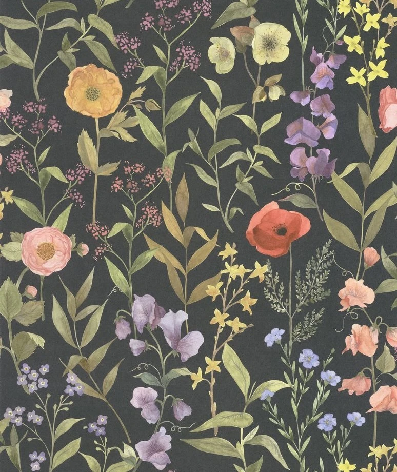 Fleurs Des Champ - Black / Multi
