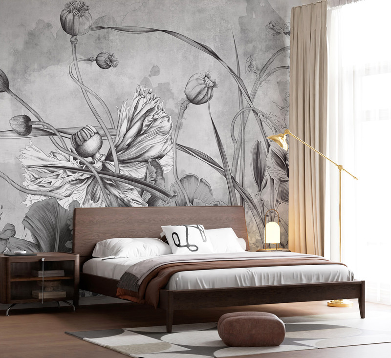 Mural - Flower Symphony 2 (Per Sqm)