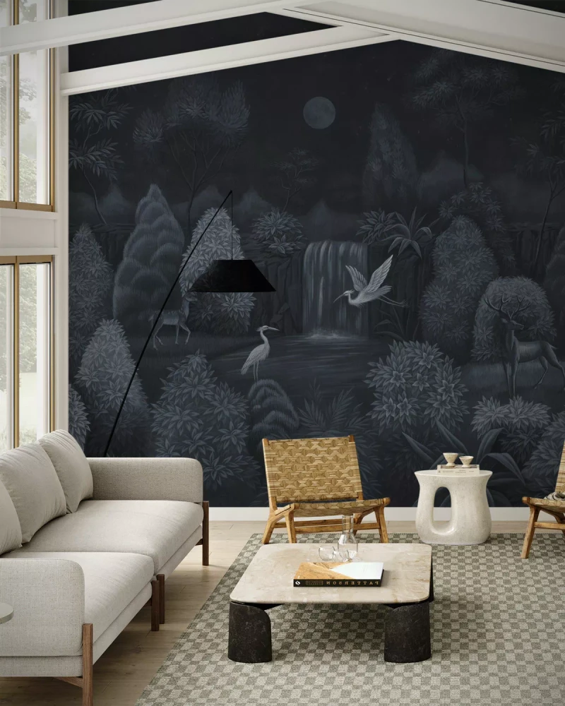 Mural - Nocturnal Symphony Ink (Per Sqm)