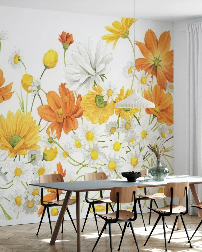 Mural - Sunny Wild Bouquet (Per Sqm)