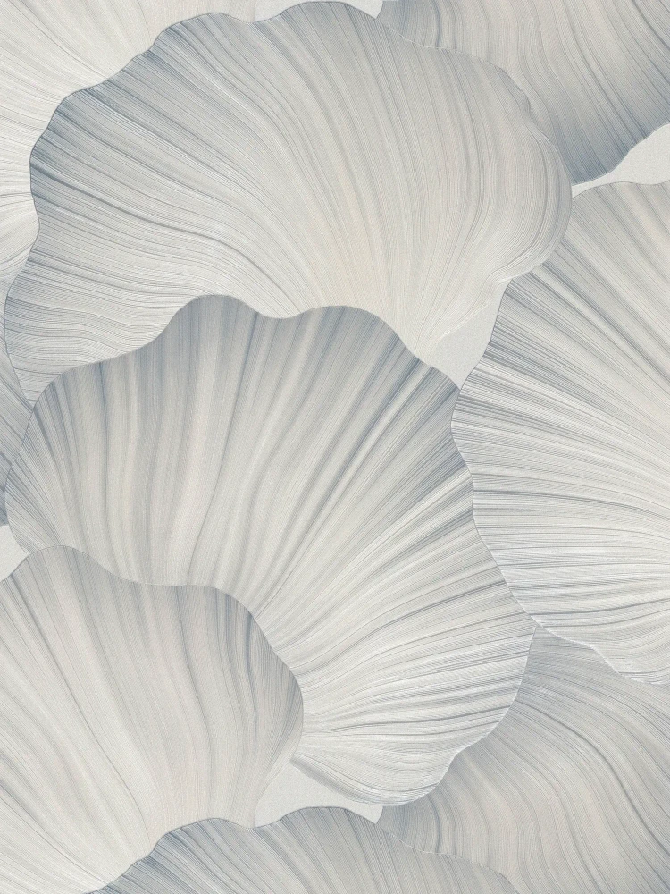 Serene Petals - Blue / Grey
