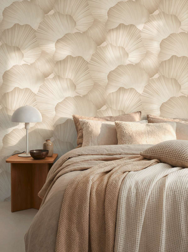 Serene Petals - Beige