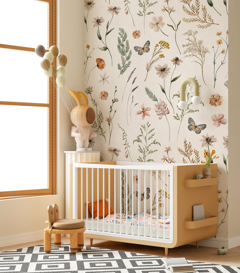 Mural - Country Flowers (Per Sqm)