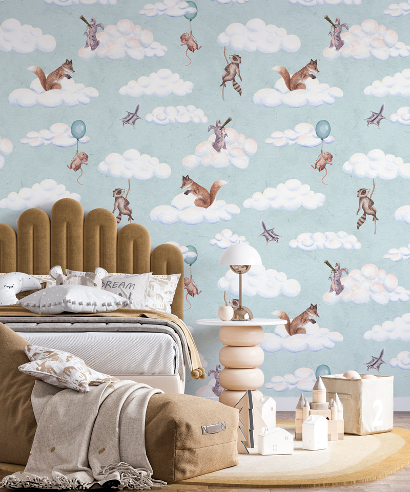Mural - Fun in the Clouds (Per Sqm)