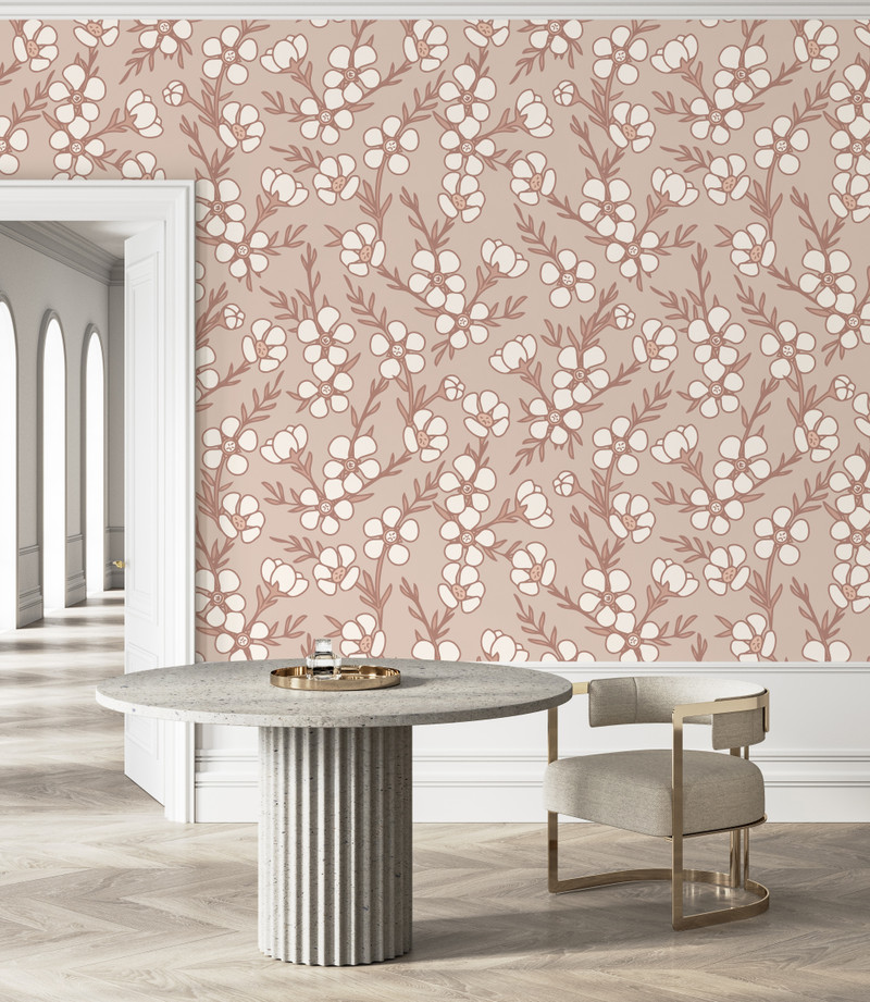 Mural - Tea Tree Blush (Per Sqm)