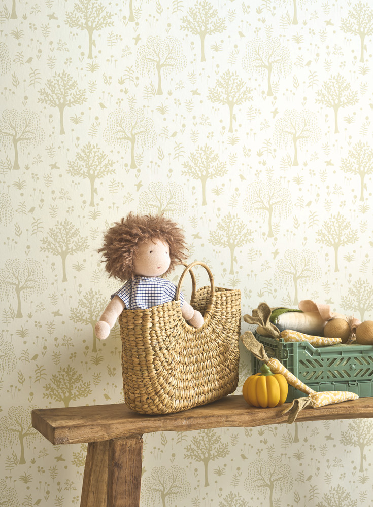 Poetic Garden - Almond Green